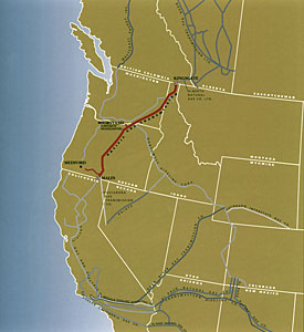 Pacific Gas Transmission Co. Map