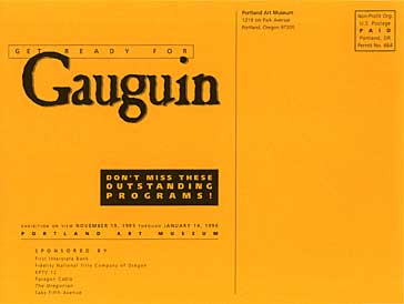 PAM Gauguin postcard front